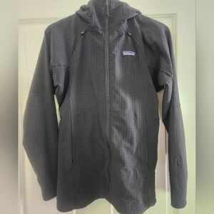 Patagonia Lightweight R-Tech Full Zip Waffle Knit Hoodie Sz Small